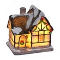 thumbnail image 2 of Christmas Tabletop Decor, LED Lighted Christmas Village Houses Christmas Winter Snow Collectible Buildings Decorative Desktop Decorations Xmas Home Holiday Ornaments, 2 of 7