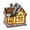 D, variant on D Led Warm Light Christmas Resin House Decor, Mini Village Landscape Ornament With Cozy Glow, Holiday Gift For Home And Tabletop