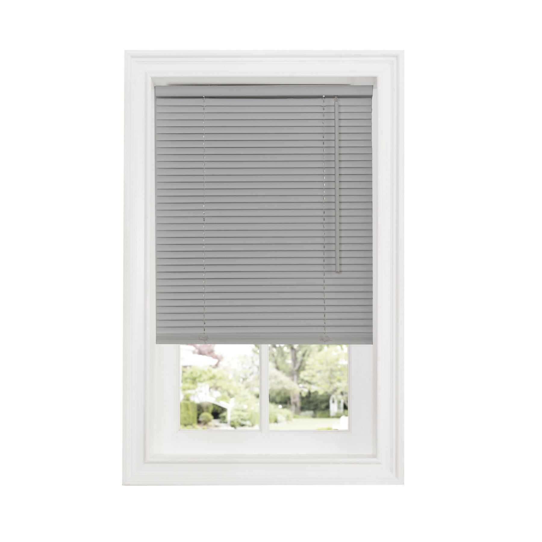 Traditional Elegance Cordless Anochecer Collection 1' Room Darkening Mini Blind 27x64 Gray