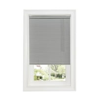 Traditional Elegance Cordless Anochecer Collection 1" Room Darkening Mini Blind 36x64 Gray