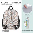 thumbnail image 5 of Cute Small Backpack Featuring Experiment and Biology Prints, Lightweight School Bag for School and Commute, 5 of 6