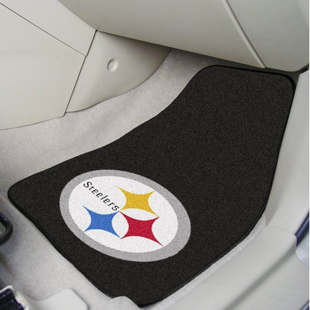 - Pittsburgh Steelers 2-pc Carpeted Car Mats 17