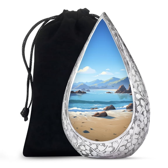 JAGSHASHI Wilderness - Urns For Ashes Large - Ashes Urns Human Remains - Large Decorative Urn - Cremation Urns Large - Decorative Urns For Human Ashes - Urn For Ashes Adult - 10 Inch - Large