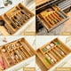 thumbnail image 5 of Organizador de cajones para cubiertos SMIRLY, de bambú, ajustable, 5 of 7