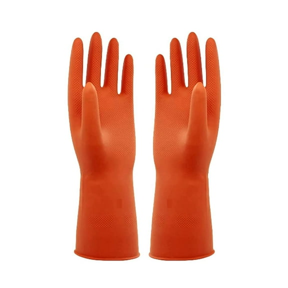 Robustt Heavy Duty Rubber Hand gloves (1 Pair) for Dishwashing, Gardening, Kitchen Cleaning
