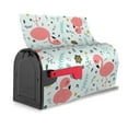 thumbnail image 4 of Xecao Cute Flamingo for Mailbox Cover with Magnetic Strips, Waterproof and Sunscreen, Adds a Decorative Touch to Your Garden Yard., 4 of 9