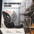 thumbnail image 4 of KFFKFF Universal Seat for Forklifts and Tractors, Features Adjustable Back Angle, Micro Switch, and Safety Belt, Comfortable Wrap-around Design Suitable for Loaders and Excavators, 4 of 9