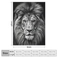 thumbnail image 4 of ARISTURING  Lion Blanket Comfort Warmth Blanket for Couch Bed Chair Office Sofa, 4 of 6