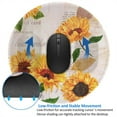 thumbnail image 4 of Disketp Sunflower Small Mouse Pad 7.9x7.9 Inches,Washable Round Mousepad For Office Laptop Computer,Non-Slip Rubber Base Mouse Pads For Wireless Mouse, 4 of 9