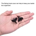 thumbnail image 5 of Uxcell Plastic Fishing Hook Bonnets Treble Hook Covers Fit for 1/0, 2/0, Black 50 Pack, 5 of 6