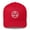 Red, variant on AA NA lg Circle Triangle White Logo Clean Sober 12-step Recovery Support Gift Mesh Retro Hat (Red)