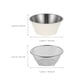 thumbnail image 2 of BESTYASH 1Jgo Colador Y Bowl De Acero Inoxidable Para Uso Doméstico Con Estructura Resistente, 2 of 8