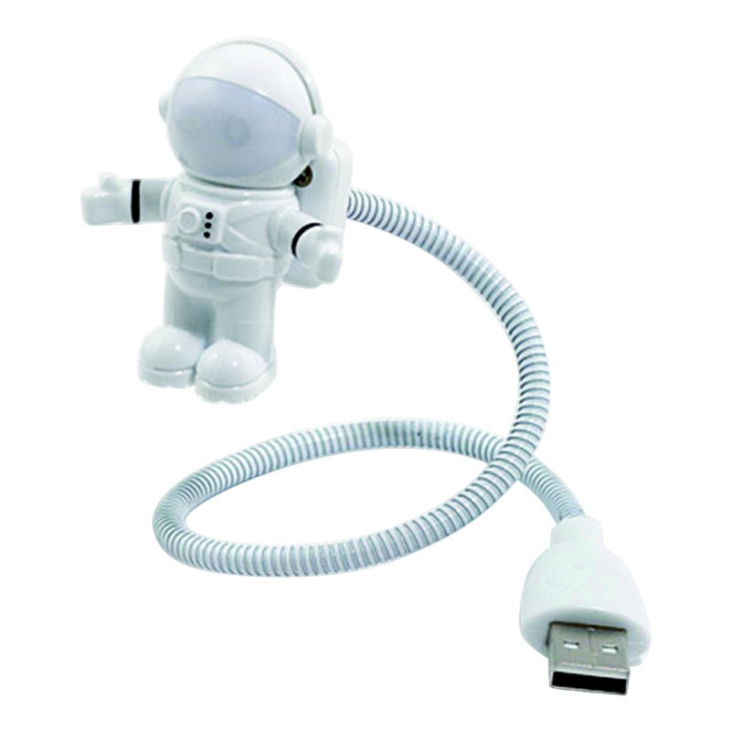 Mini Lamp Astronaut USB Charging Cable LED Night Light For Computer Reading Portable -