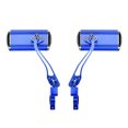 thumbnail image 1 of Sonducket 1 par de retrovisores ajustables para bicicletas, espejos retrovisores de aleación de aluminio, accesorio de reparación de ciclismo Ciclismo Azul, 1 of 6