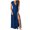 Blue dresses, variant on up to 60% off Gifts Usmixi Dresses for Women 2023 Evening Party Casual Empire Waist High Slit Pleated Hem Long Dresses Solid Short Sleeve V-Neck Maxi Formal Dresses for Women Blue m