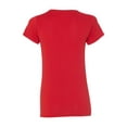 thumbnail image 3 of Gildan - Performance Tech Women's V-Neck T-Shirt - 47V00L - Red - Size: XS, 3 of 3