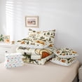thumbnail image 6 of Catabedysis Watercolor Camping 7 Pieces Full Size Bedding Sets,Country Farmhouse Adventure Full Size Bed in a Bag For Boys,Multicolor,Polkadot Reversible, 6 of 7