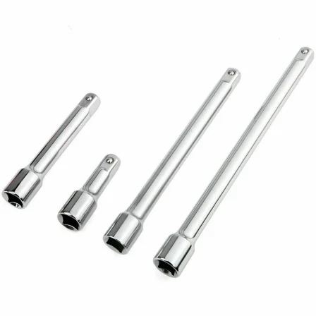 4 Piece Extension Extender Bar Set For 1/4" Drive Ratchet Wrench Socket Tool