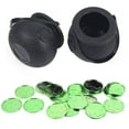 thumbnail image 2 of NookHiveSt. Patrick's Day Party Decor Set - Plastic Gold Shamrock Coins, Witch Candy Jar, Treasure Game Favors, 3-Leaf Clover Themed Decoration, 2 of 5