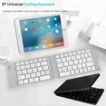 New Folding Rechargeable Foldable Bluetooth Keyboard for iPad IOS