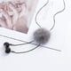 thumbnail image 1 of Cadena de suéter de invierno para mujer, pompón de lana, regalos de , adornos, decoración gris, 1 of 8