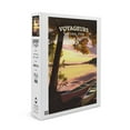 thumbnail image 2 of Voyageurs National Park, Minnesota, Painterly National Park Series (1000 Piece Puzzle, Size 19x27, Challenging Jigsaw Puzzle for Adults and Family, Made in USA), 2 of 4