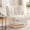Chenille-Beige, variant on Gaderth Swivel Accent Chair, 360°Comfy Modern Sofa Chair with Oversize Base with 20.8in Extended Seat, 300Lb Max Load Accent Chair for Living Room, Bedroom, Office