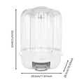 thumbnail image 2 of Hearth & Gear Rotating Candy Dispenser Countertop Candy Dispenser 360°Rotating With 6 Compartments For Kitchen Living Room Store Nut Coffee Candy Small Snowflake Ornament Son Christmas Ornament, 2 of 6