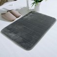 thumbnail image 1 of Absorbent Soft Memory Foam Mat Bath Bathroom Bedroom Floor Shower Rug Decor, 1 of 2