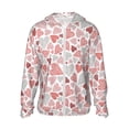 thumbnail image 1 of Balery Hand Drawn Hearts Sudadera ligera de manga larga con capucha y protección solar UPF 50+ para hombre y mujer, ideal para pesca y running-X-Large, 1 of 7