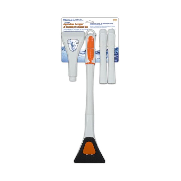 Penn-Plax Wizard Glass Aquarium Scraper & Scrubber