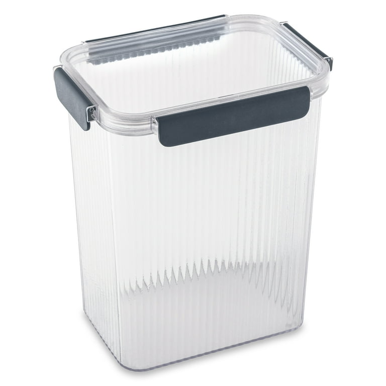 Thyme & Table 8 Piece Pantry Storage Container Set with Blue Snap
