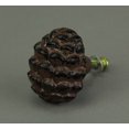 thumbnail image 2 of Rustic Brown Woodland Pine Cone 12 Piece Cast Iron Drawer Pull Set, 2 of 3