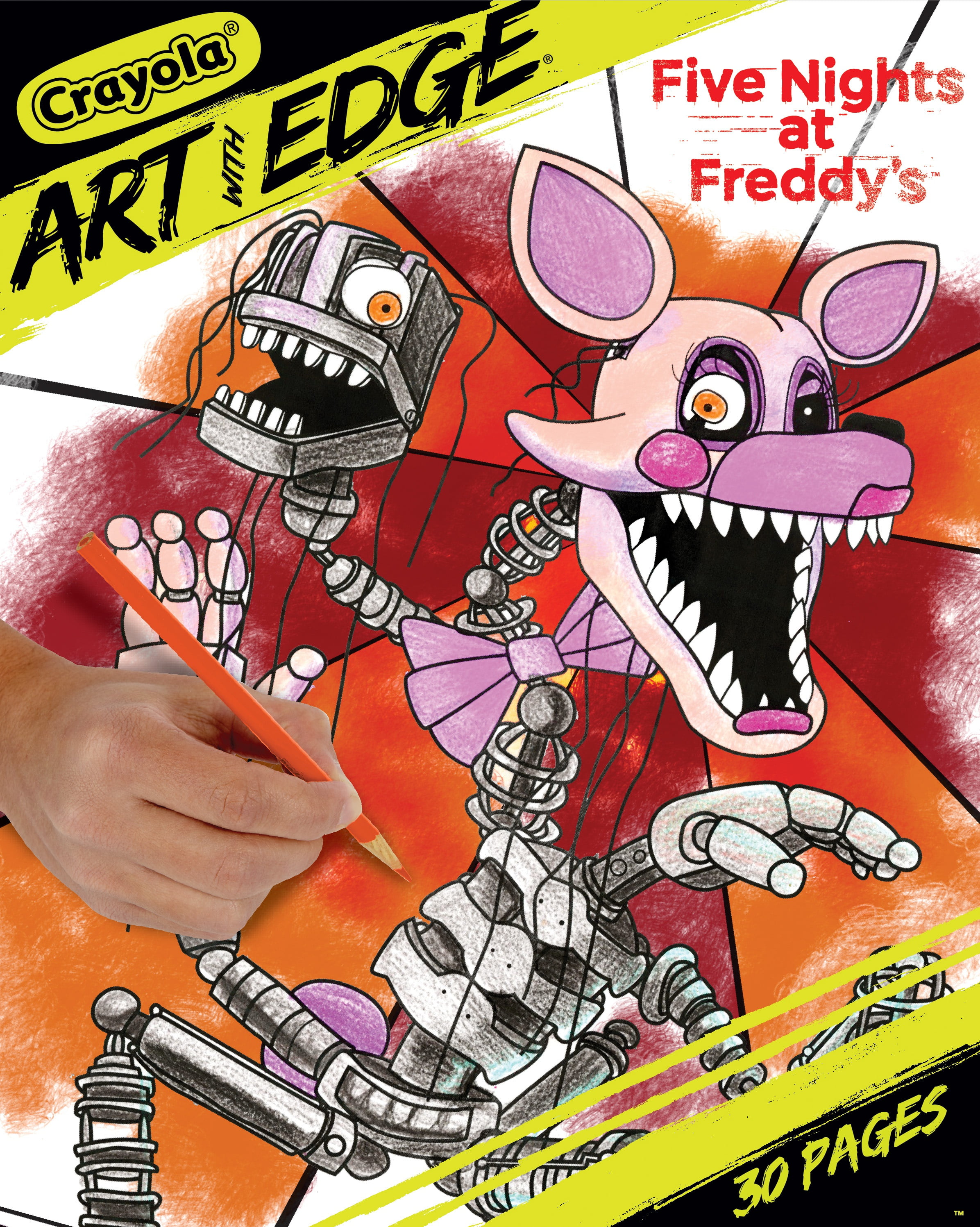 Crayola Art W Edge Coloring Book Five Nights At Freddy S Walmart
