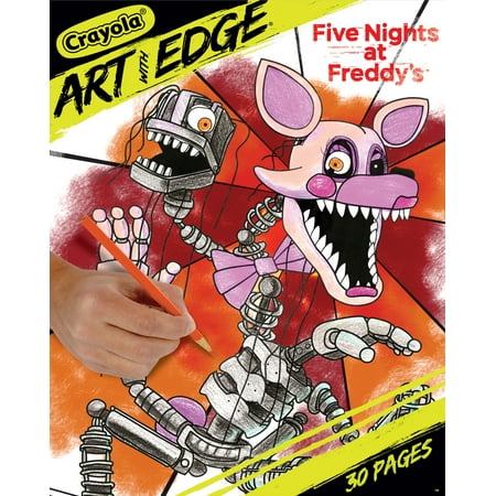 Crayola Art with Edge Coloring Book, Five Nights At Freddy's, 30 Pages