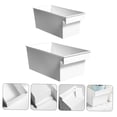 thumbnail image 4 of unbranded 2Pcs Rectangular Utility Box for Household Users White Plastic, 4 of 8