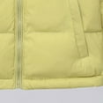 thumbnail image 6 of Gubotare Boys Winter Coat Winter Coats Puffer Padded Jacket for Toddler Boys Girls Kids Light Outwear Cute with Hoods Clothing 5T 6T (Light Yellow,5-6 Years), 6 of 7