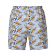 thumbnail image 4 of Lsque Mens Swim Trunks Cute Sloth Pattern - Bathing Suit Compression Liner - Beach Swim Shorts Swimwear - (S-3XL) - Stretch Quick Dry -Medium, 4 of 9