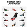 thumbnail image 2 of Roastove Black Outdoors Lawn Mower Cover - Heavy Duty 420D Polyester Oxford Waterproof, UV Protection Universal Fit with Drawstring, 2 of 6