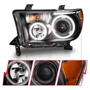 ANZO USA 111174 Projector Headlight Set w/Halo Fits select: 2007-2013 TOYOTA TUNDRA, 2008-2017 TOYOTA SEQUOIA