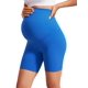 thumbnail image 1 of Shorts Biker de Maternidad CRZ YOGA Butterluxe 15 cm Azul XL, 1 of 6