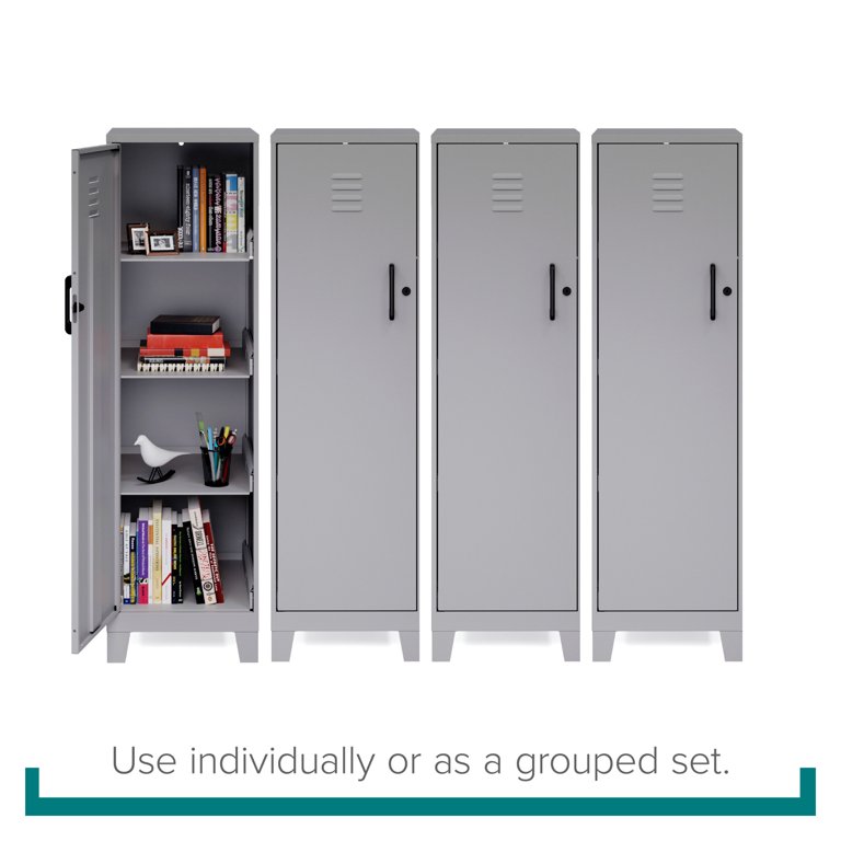 Space Solutions 53.38 inch High 4 Shelf Storage Locker