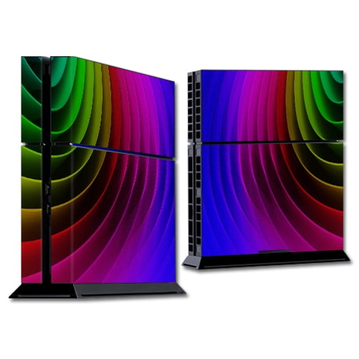 Skin Decal Wrap Compatible With Sony PlayStation 4 PS4 Console Sticker Design Color Wheel