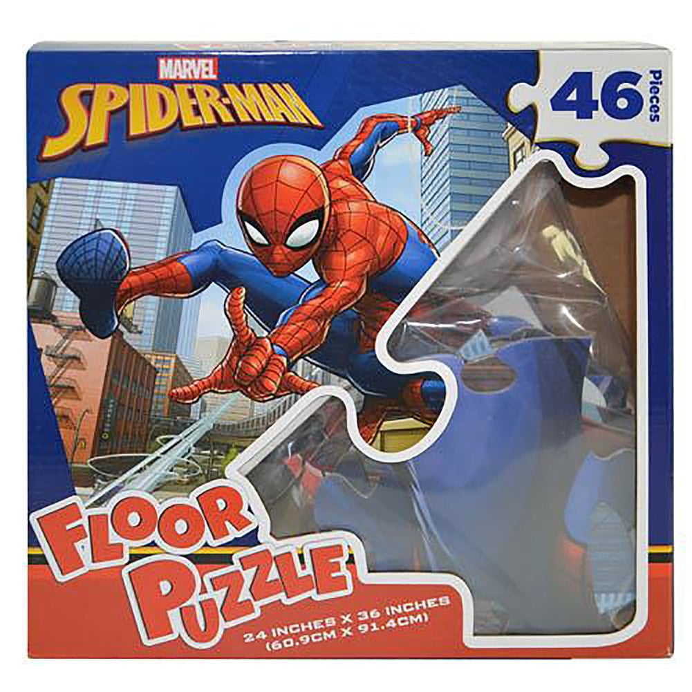 Jigsaw Marvel SpiderMan 5" x 7" 24 piece Jigsaw Puzzle tin box Kids