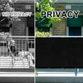 thumbnail image 4 of LOVE STORY Balcony Privacy Screen 3'x10' Black Fence Privacy Screen Cover (We Make Custom Size), 4 of 6