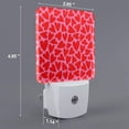 thumbnail image 2 of Fuzoiu Love Heart Print Dusk to Dawn LED Night Light with Light Sensor, Energy-Efficient Touch-Safe Night Lamp for Home, Office, and Kids' Rooms-US, 2 of 7