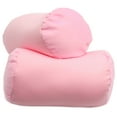 thumbnail image 2 of Deluxe Comfort Mooshi Squish Microbead Bed Pillow (14" x 7") – Airy Squishy Soft Microbeads – Eighteen Fun Bubbly Colors To Choose From – Cuddly and Fun Dormroom Accessory – Bed Pillow, Pink, 2 of 5