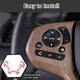 thumbnail image 5 of TINKI Steering Wheel Cover Trim for Honda Pilot 2019-2022/ Honda Passport 2019-2023 Elite, ABS Material Car Steering Wheel Button Frame Decoration Protector Accessories, 5 of 14