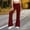 Wine, variant on Vivianyn HD Women's High Waist Flare Sweatpants, Drawstring Elastic Waist Casual Knit Trousers,Blue,Size S-XXL