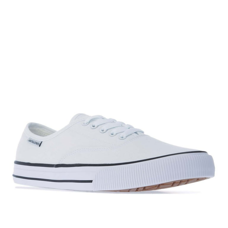 Men's Jack Jones Canvas Sneakers Shoes in White